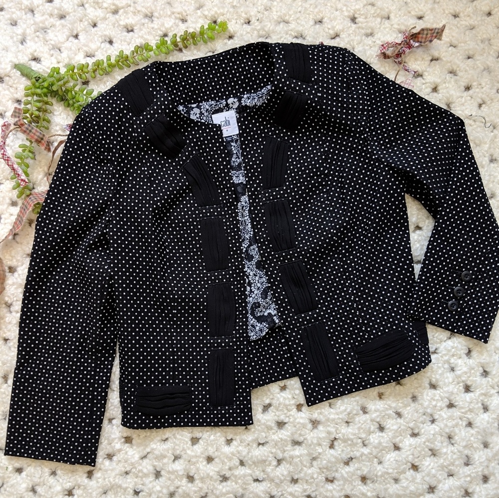 CAbi Dot Jacket Sz 4